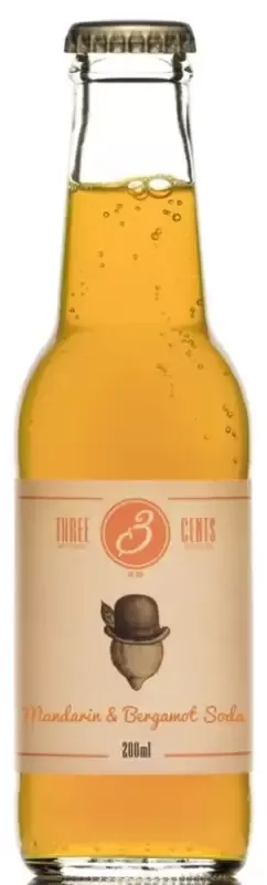 Three Cents Mandarin & Bergamot soda
