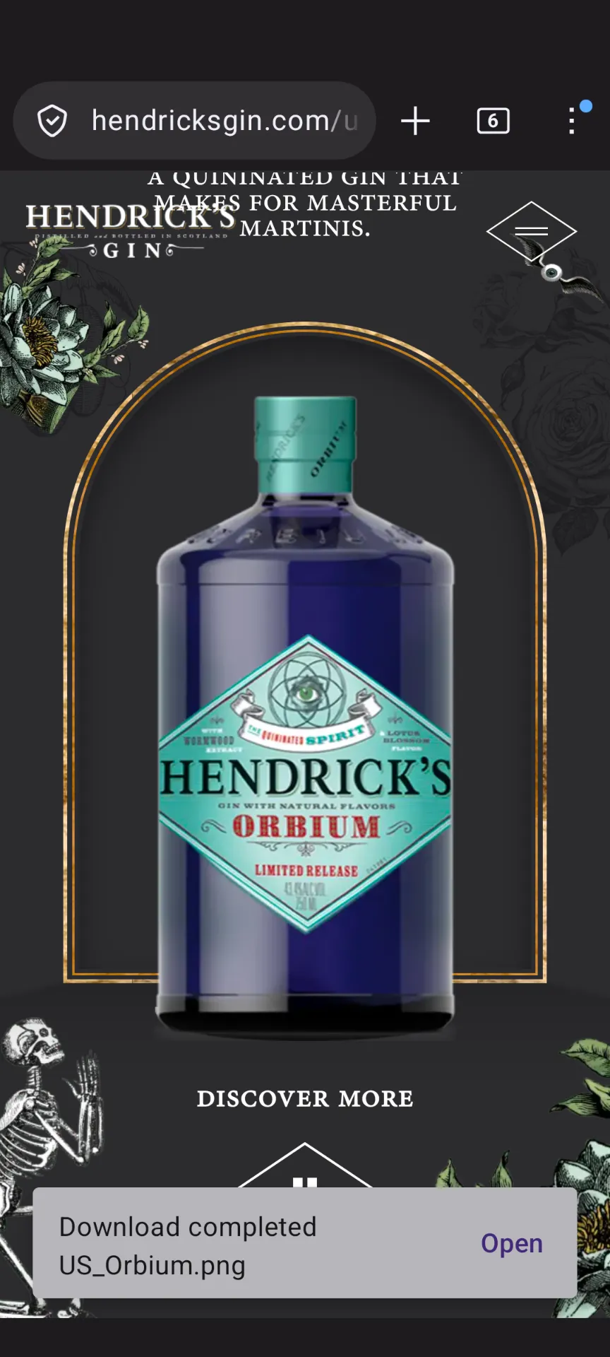 Hendrick's Orbium Gin